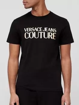 Versace Jeans Couture Foil Logo T-Shirt - Black