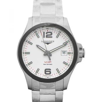 image of Conquest V.H.P. Quartz Silver Dial Mens Watch