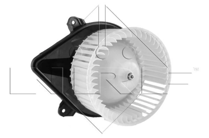 Image of NRF 34130 Blower Motor for left-hand drive vehicles, without integrated regulator Interior Blower (2669)