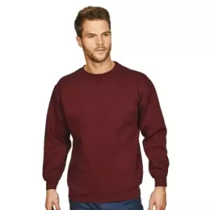 image of Absolute Apparel Mens Sterling Sweat (2XL) (Burgundy)