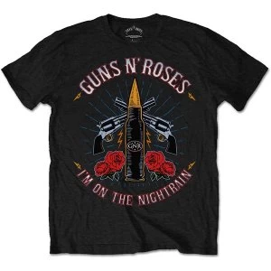 Image of Guns N' Roses - Night Train Unisex Large T-Shirt - Black