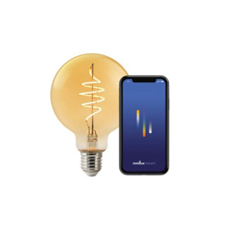 Image of Nordlux LED Smart E27 G95 Light Bulb 380Lm 2200K Extra Warm White