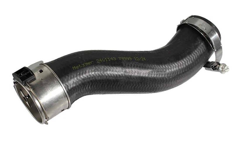 Image of METZGER 2401143 Turbocharger Hose COMPETENCE KIT GREENPARTS with clamp, with quick coupling Charger Intake Hose (3314)