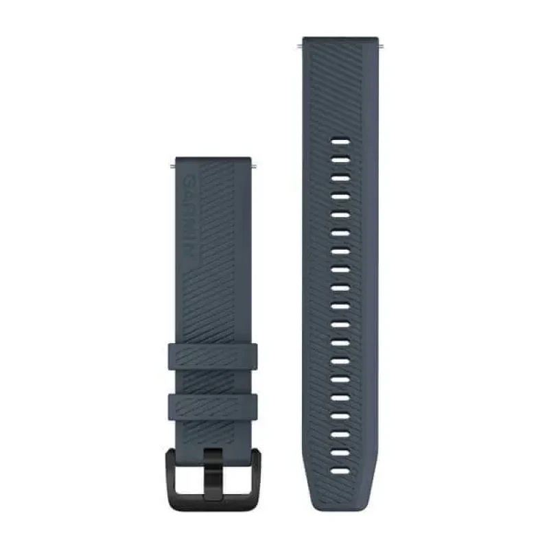 Image of Garmin 010-13076-01 Quick Release Strap (20mm) Granite Blue Watch