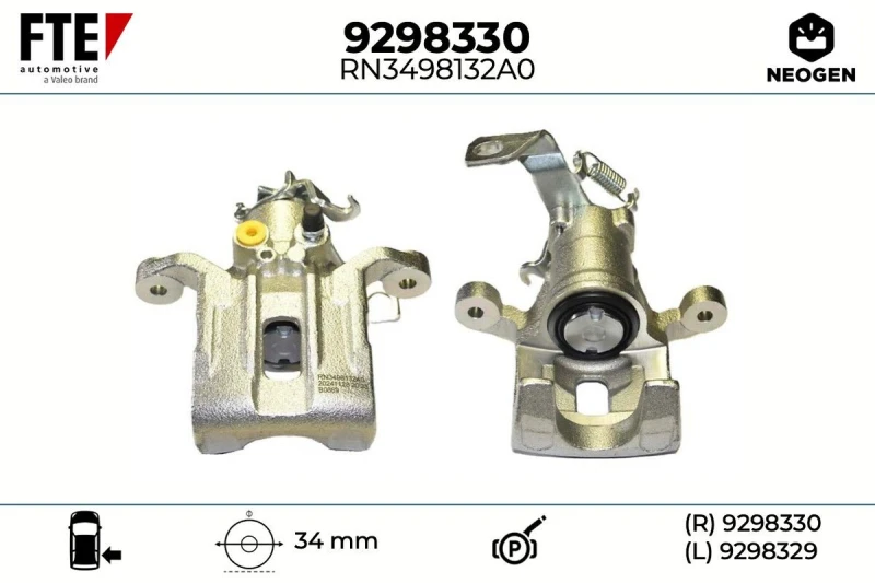 Image of Brake caliper FTE 9298330