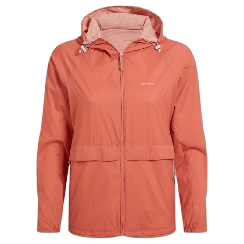Image of Womens reversible hiking jacket Craghoppers NosiLife Rosa Rouge Female 36