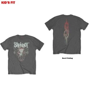 Image of Slipknot - Infected Goat Kids 5 - 6 Years T-Shirt - Grey