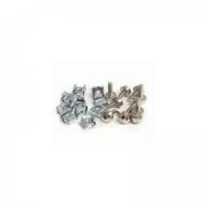 Image of StarTech.com M5 Mounting Screws and Cage Nuts for Server Rack Cabinet