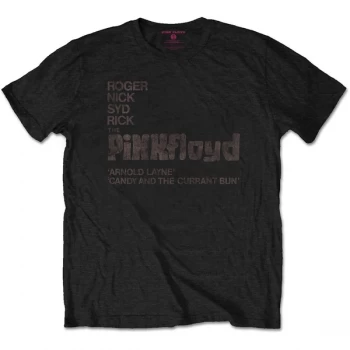 Image of Pink Floyd - Arnold Layne Demo Unisex Small T-Shirt - Black