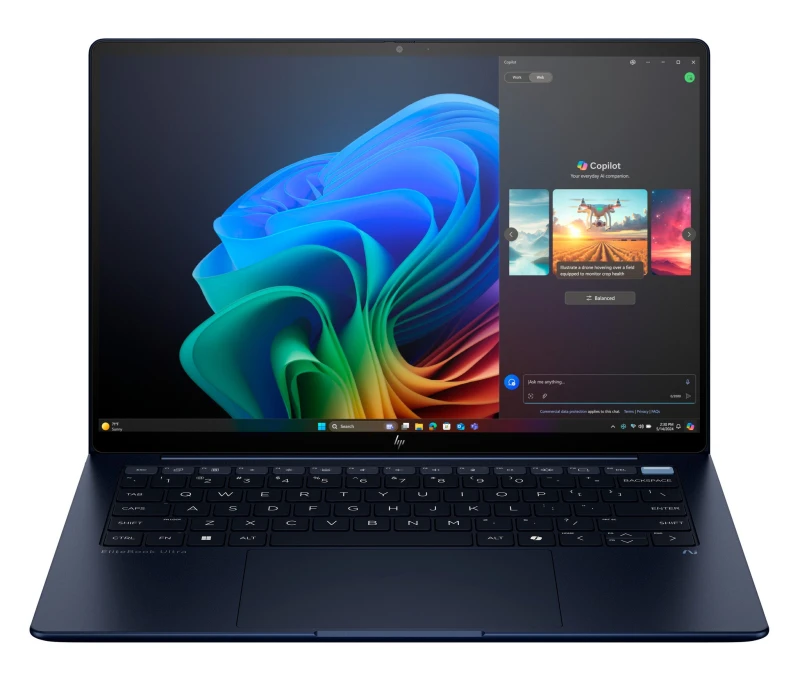 Image of HP EliteBook Ultra G1i Next Gen AI PC Copilot+ PC Intel Core Ultra 5 228V Laptop 35.6cm (14") 2.8K 32GB LPDDR5x-SDRAM 256GB SSD WiFi 7 (802.11b