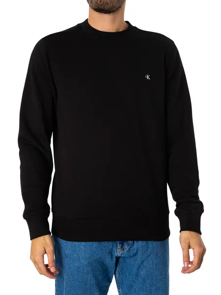 Image of Embroidered Chest Badge Sweatshirt