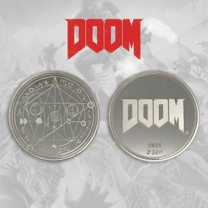 image of Fanattik - Doom Limited Edition Collectors Coin (Silver)