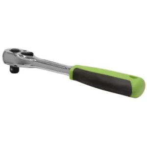 Image of Siegen S01201 Ratchet Wrench 3/8"Sq Drive Pear-Head Flip Reverse