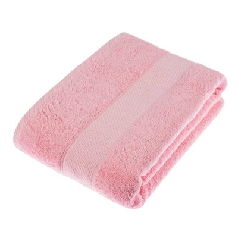 Image of Homescapes Turkish Cotton Pink Bath Sheet