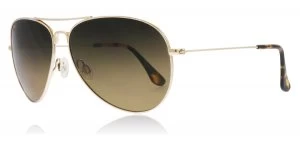 image of Maui Jim Mavericks Sunglasses Gold HS264-16 Polariserade 61mm