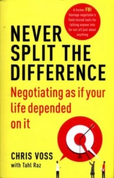 Image of Never Split the Difference by Chris Voss Book
