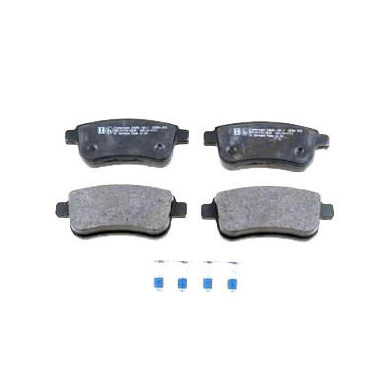 Image of ZIMMERMANN 24820.160.1 Brake pad set Rear Axle, Photo corresponds to scope of supply, with bolts/screws Brake Pad Set,disc brake (402)