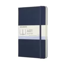 Image of Moleskine Sapphire Blue Sketchbook Large