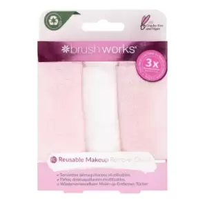 brushworks Makeup Remover Cloths 3 pcs