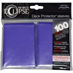 Image of Ultra Pro Gloss Standard Sleeves Royal Purple Card Sleeves - 100 Sleeves