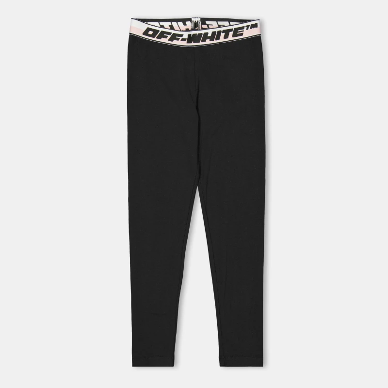 Image of Off White Kids Leggings Black female 8Y