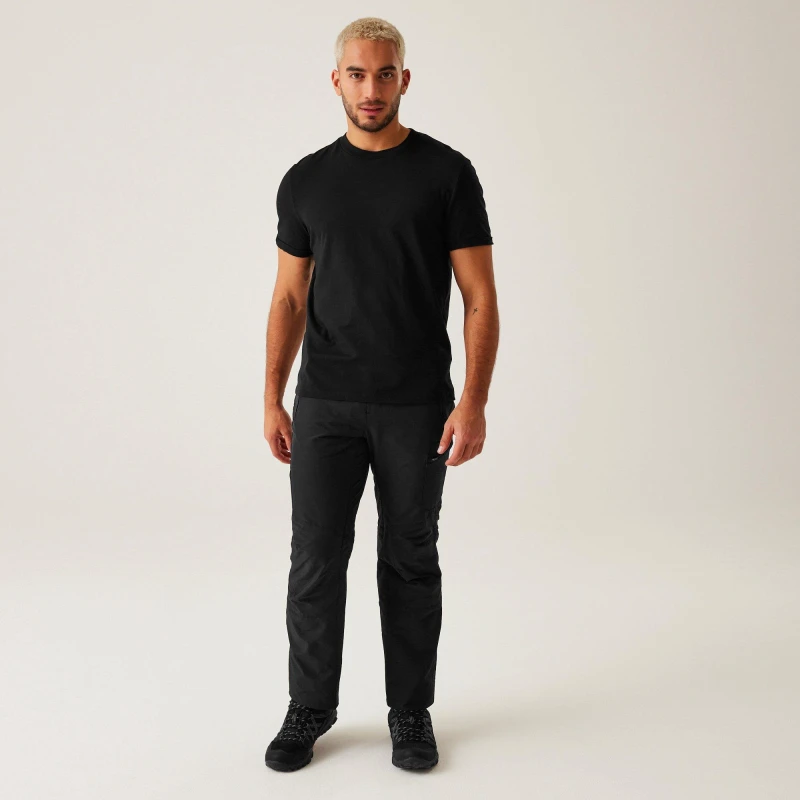 Image of Regatta Highton Walking Trouser (Short) - Black 44