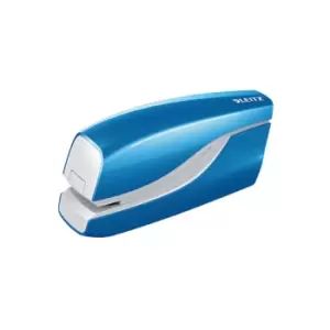 image of Leitz NeXXt WOW Battery Stapler 10 Sheets. Battery Powered Includes Staples Blue