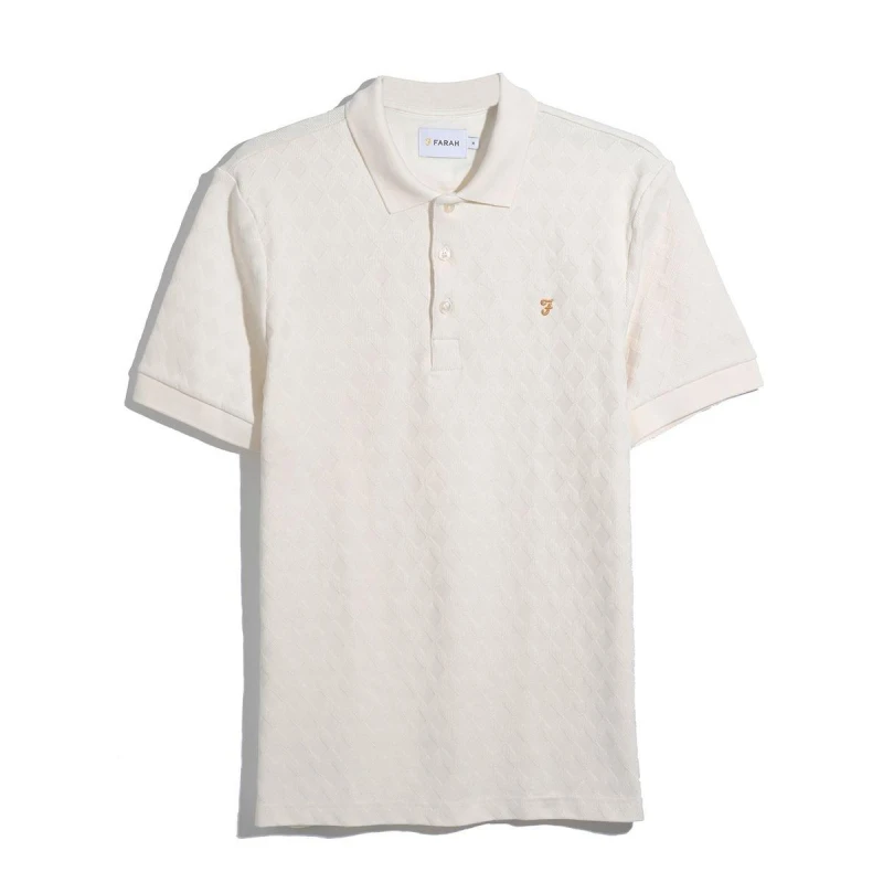 Image of Farah Horace Polo Sn63 Ecru 280 male Small