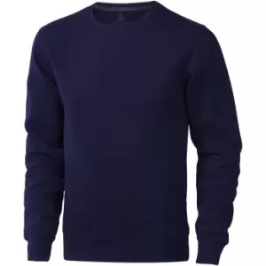 image of Elevate Mens Surrey Crew Neck Sweater (M) (Navy)