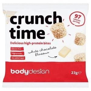 image of Body Design Crunchy White Chocolate Protein Bites 23g