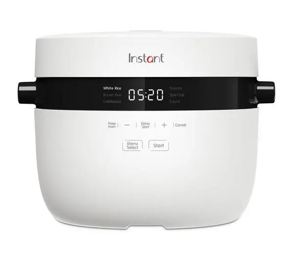 image of INSTANT CarbReduce Technology Rice Cooker & Steamer - White 810102261809