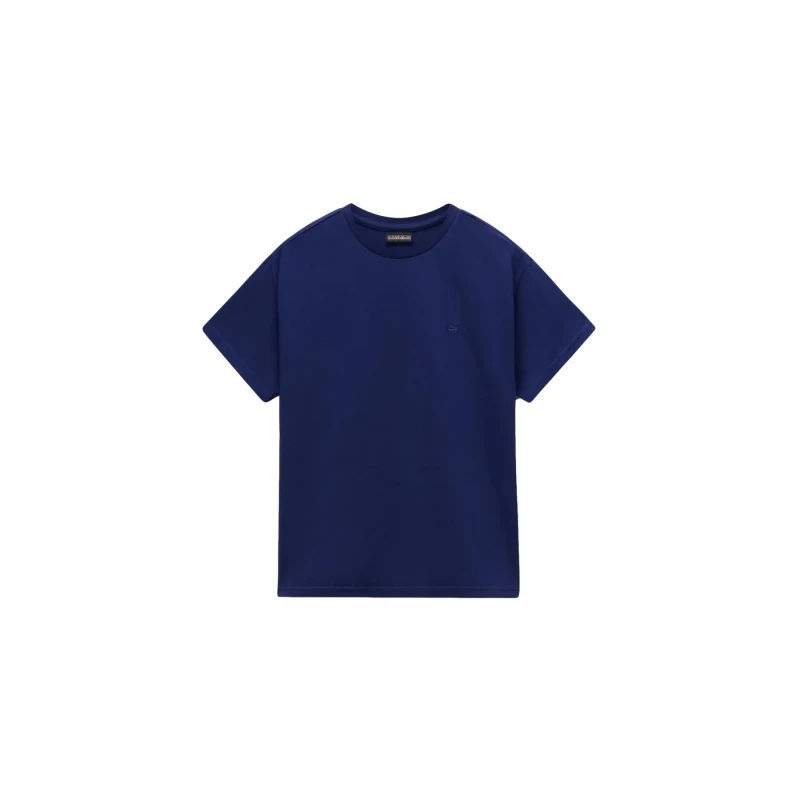 Image of Womens T-Shirt Napapijri Aurora Bleu Female 2XS