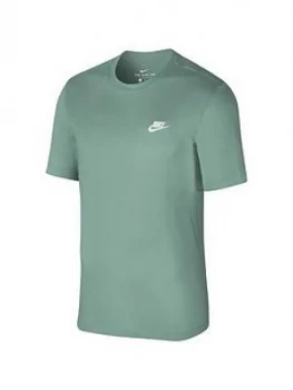 Image of Nike Sportswear Club T-Shirt - Pine, Pine, Size 2XL, Men