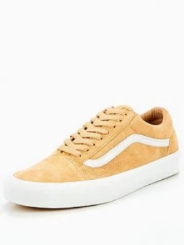 Image of Vans UA Old Skool Pig Suede Sand Sand Size 10 Women