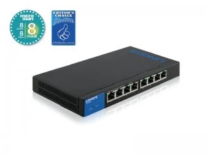 image of Linksys 1GB Smart Switch PoE+ 8-port