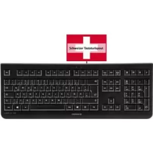 Image of CHERRY KC 1000 USB Keyboard Swiss, QWERTZ, Windows Black