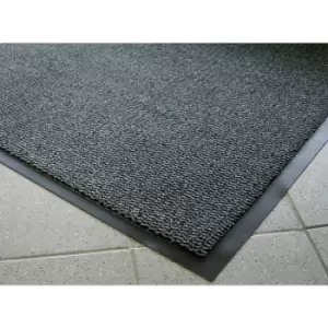 image of Entrance matting for indoor use, polypropylene pile, LxW 1500 x 900 mm, Black / metallic