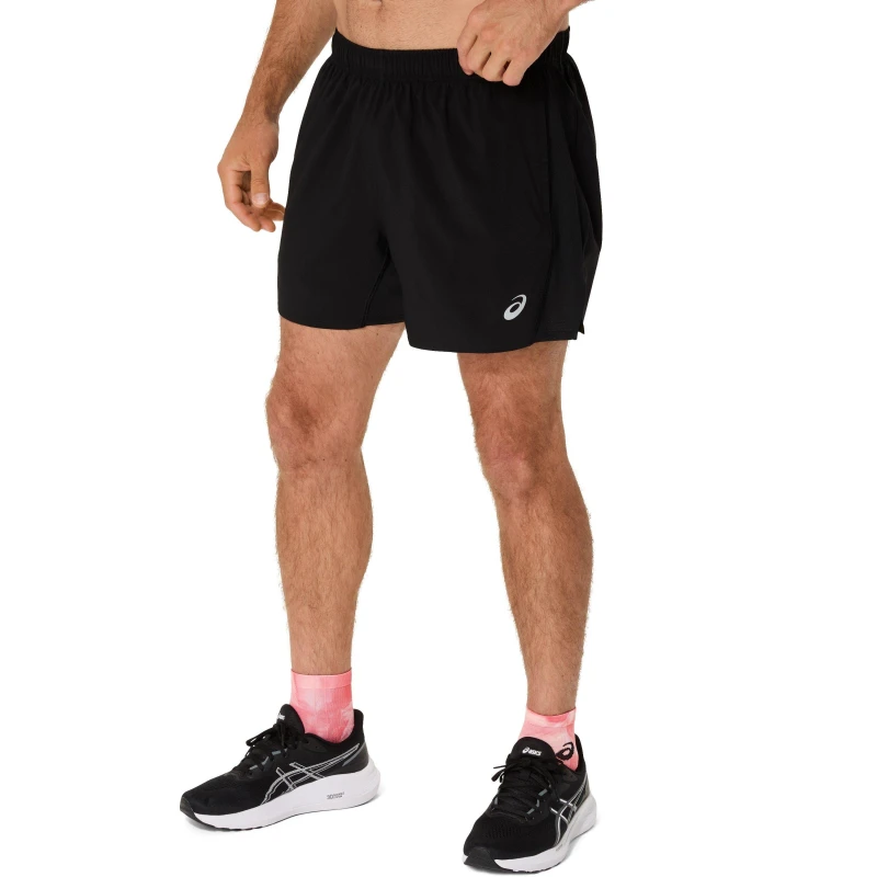 Image of Asics Core 5" Short Running Mens Black male Medium