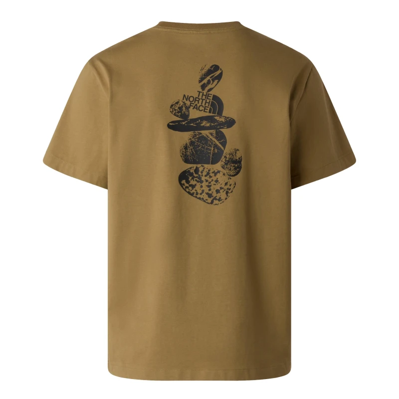Image of The North Face TNF Stones Relax Tee Mens Cedar male 2X Large