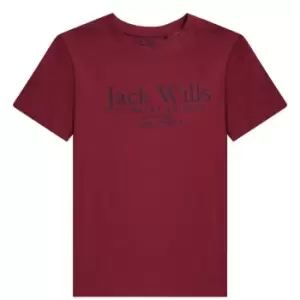 image of Jack Wills Kids Carnaby T-Shirt - Red