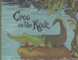 Image of Croc on the rock by Marion Clark