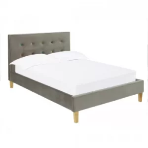 image of Camden Fabric Bed Frame Grey