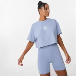 Image of Slazenger Sofia Richie Stripe T-Shirt - Blue