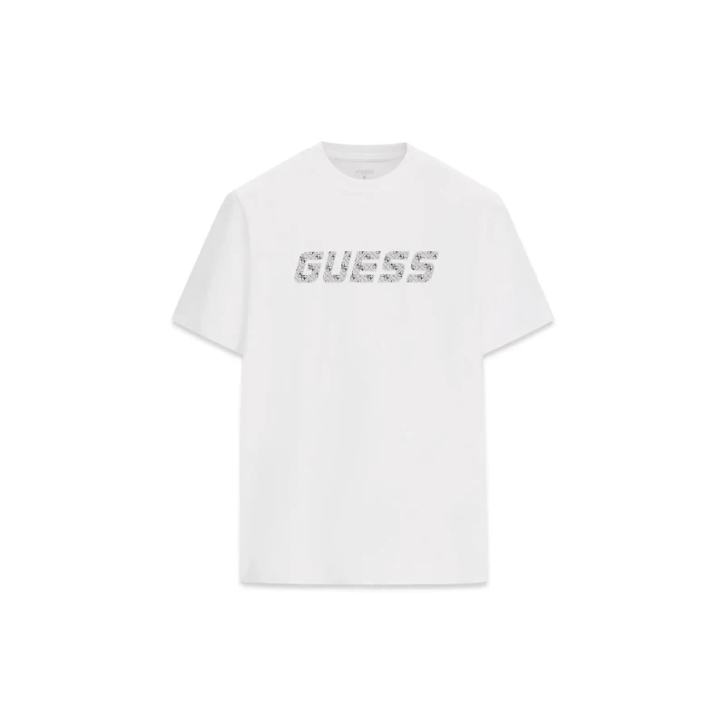Image of Guess T-Shirt Guess Maska CN Blanc Male S