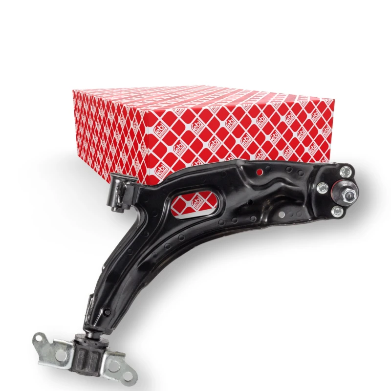 Image of FEBI BILSTEIN 12538 Suspension arm Control Arm, Cast Steel, Lower, with ball joint, with holder Cast Steel Track Control Arm (273)