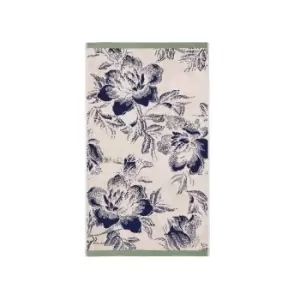 image of Ted Baker Glitch Floral Bath Sheet, Navy