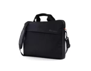 Image of Gamechange 16" Macbook Pro Notebook Briefcase Black 360 Degree Padding Front Zip Pocket Adjustable Removable Shoulder Strap