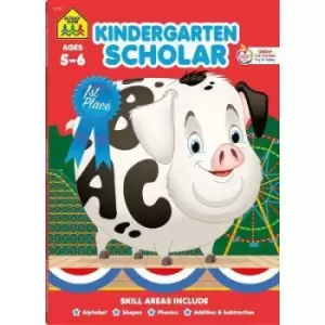 Image of School Zone Kindergarten Scholar Workbook by School Zone