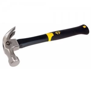 Image of C.K Tools Claw Anti-Vibe Fibre Glass Rubber Grip Hammer - 20oz