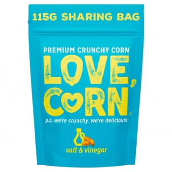 Image of Love Corn Salt & Vinegar - 115g (6 minimum)